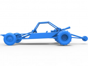 Old school Sand Rail buggy Version 2 Scale 1 to 25 3D-printmodel