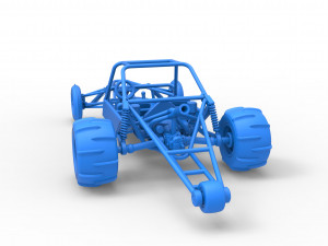 Old school Sand Rail buggy Version 2 Scale 1 to 25 3D-printmodel