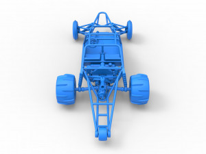 Old school Sand Rail buggy Version 2 Scale 1 to 25 3D-printmodel