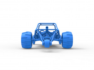 Old school Sand Rail buggy Version 2 Scale 1 to 25 3D-printmodel