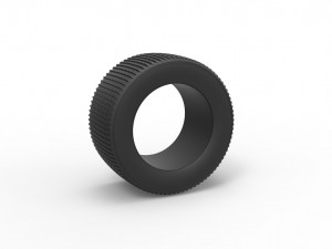 Dune buggy rear tire 18 Scale 1 to 25 3D 打印模型