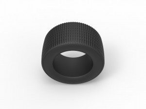 Dune buggy rear tire 18 Scale 1 to 25 Model do druku 3D