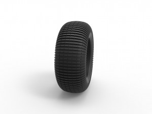 Dune buggy rear tire 21 Scale 1 to 25 3D Принт Модель