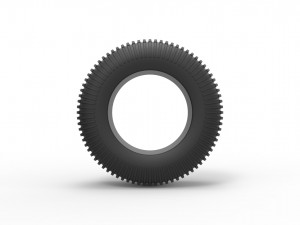 Dune buggy rear tire 21 Scale 1 to 25 3D Принт Модель