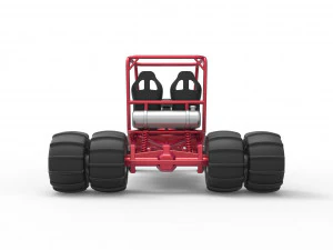 Old school water pumper Sand buggy Scale 1 to 25 3D Print Model
