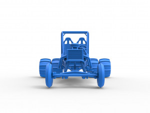 Old school water pumper Sand buggy Scale 1 to 25 3D Print Model