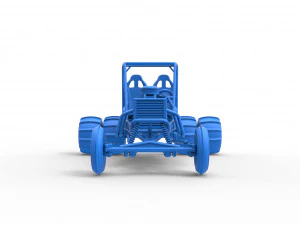 Old school water pumper Sand buggy Scale 1 to 25 3D Print Model