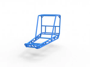 Frame for old school water pumper Sand buggy Scale 1 to 25 3D Print Model
