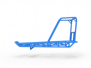 Frame for old school water pumper Sand buggy Scale 1 to 25 Modèles 3D en vedette