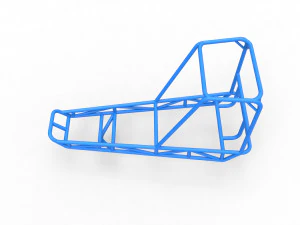 Frame for old school water pumper Sand buggy Scale 1 to 25 3D Print Model