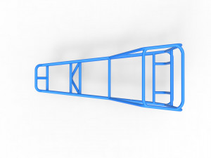 Frame for old school water pumper Sand buggy Scale 1 to 25 Modèles 3D en vedette