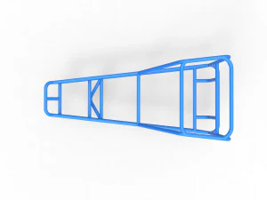 Frame for old school water pumper Sand buggy Scale 1 to 25 3D Print Model