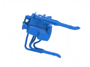 Engine V8 for water pumper Sand buggy Scale 1 to 25 3D Print Model