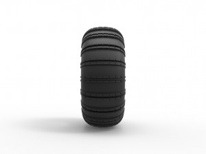Dune buggy rear tire 22 Scale 1 to 25 Modelo de impresión 3D