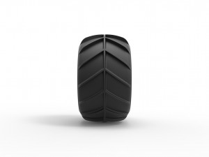 Dune buggy rear tire 25 Scale 1 to 25 Modelo de impresión 3D