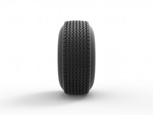 Dune buggy rear tire 28 Scale 1 to 25 3D 프린트 모델