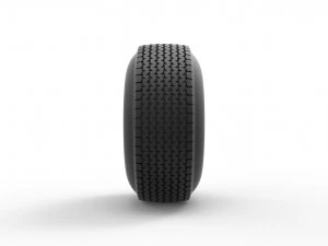 Dune buggy rear tire 28 Scale 1 to 25 3D Print Model