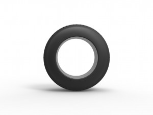 Dune buggy rear tire 28 Scale 1 to 25 3D 프린트 모델