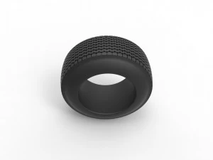 Dune buggy rear tire 28 Scale 1 to 25 3D Print Model