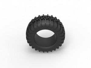 Dune buggy rear tire 29 Scale 1 to 25 3D प्रिंट मॉडल