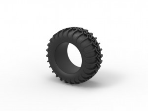 Dune buggy rear tire 29 Scale 1 to 25 3D प्रिंट मॉडल