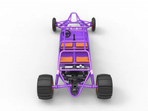 Old school Sand Rail buggy Version 3 Scale 1 to 25 3D Print Model