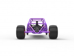 Old school Sand Rail buggy Version 3 Scale 1 to 25 Modelo de impresión 3D