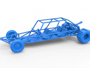 Old school Sand Rail buggy Version 3 Scale 1 to 25 3D Print Model