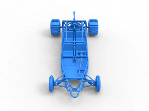 Old school Sand Rail buggy Version 3 Scale 1 to 25 3D Print Model