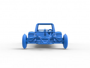 Old school Sand Rail buggy Version 3 Scale 1 to 25 Modelo de impresión 3D