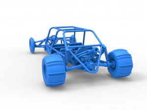 Old school Sand Rail buggy Version 3 Scale 1 to 25 3D Print Model