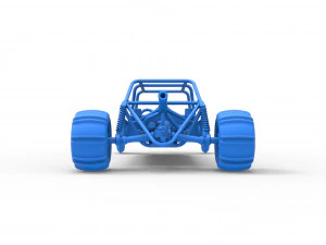 Old school Sand Rail buggy Version 3 Scale 1 to 25 3D Print Model