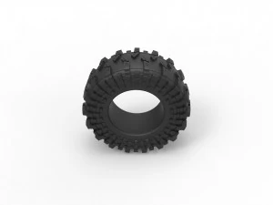 Offroad tire 54 Scale 1 to 25 3D Print Model