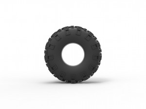 Offroad tire 55 Scale 1 to 25 3D Принт Модель