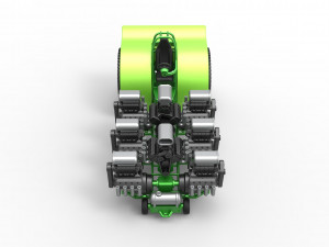 Pulling tractor with 8 engines V8 Scale 1 to 25 Modelo de impresión 3D