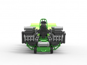 Pulling tractor with 8 engines V8 Scale 1 to 25 Modelo de impresión 3D