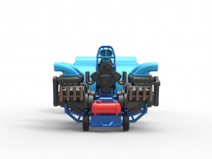 Pulling tractor with 5 engines V8 Version 3 Scale 1 to 25 Modello di stampa 3D