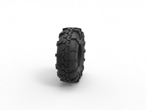 Offroad tire 56 Scale 1 to 25 3D 프린트 모델