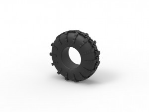 Offroad tire 56 Scale 1 to 25 3D 프린트 모델