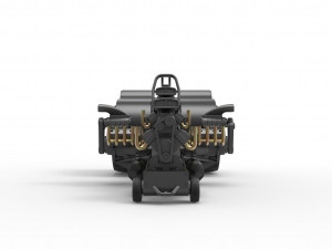 Pulling tractor with 5 engines V8 Version 4 Scale 1 to 25 Modelo de impresión 3D