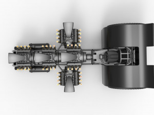 Pulling tractor with 5 engines V8 Version 4 Scale 1 to 25 Modelo de impresión 3D
