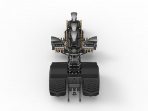 Pulling tractor with 5 engines V8 Version 4 Scale 1 to 25 Modelo de impresión 3D