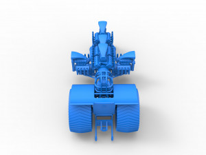 Pulling tractor with 5 engines V8 Version 4 Scale 1 to 25 Modelo de impresión 3D