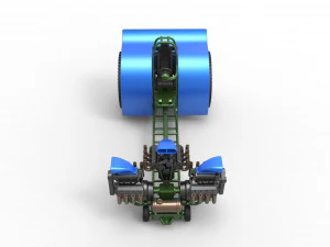 Tractor de tracci&oacute;n con 3 motores V8 Versi&oacute;n 6 Escala 1 a 25 Modelo de impresión 3D