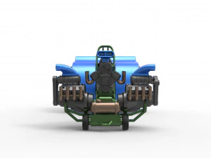 Tractor de tracci&oacute;n con 3 motores V8 Versi&oacute;n 6 Escala 1 a 25 Modelo de impresión 3D