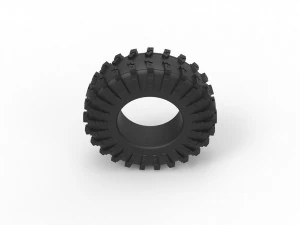 Offroad tire 57 Scale 1 to 25 3D Print Model