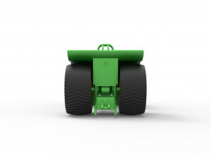 Pulling tractor with 5 engines V8 Version 5 Scale 1 to 25 Modelo de impresión 3D