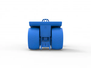 Pulling tractor with 5 engines V8 Version 5 Scale 1 to 25 3D Print Model