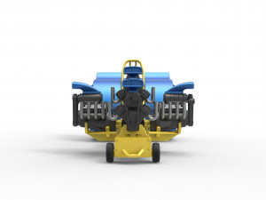 Pulling tractor with 4 engines V8 Version 6 Scale 1 to 25 Modèles 3D en vedette