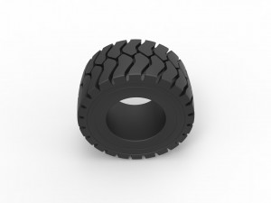 Tractor tire 9 Scale 1 to 25 3Dプリントモデル